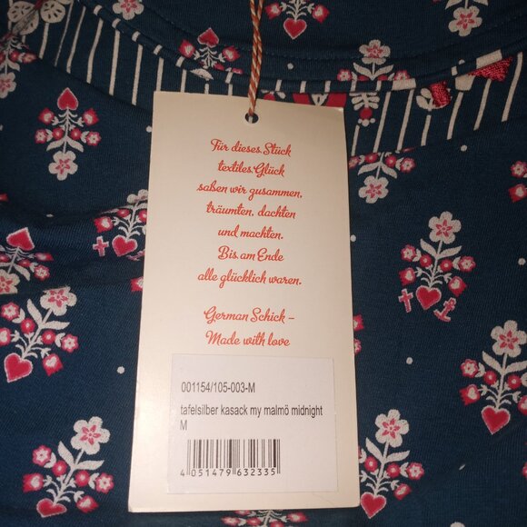 Blutsgeschwister long sleeve tunic NWT size M carousel horse and flowers print - Picture 6 of 7